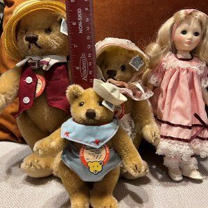 Steiff Goldilocks three bears and girl